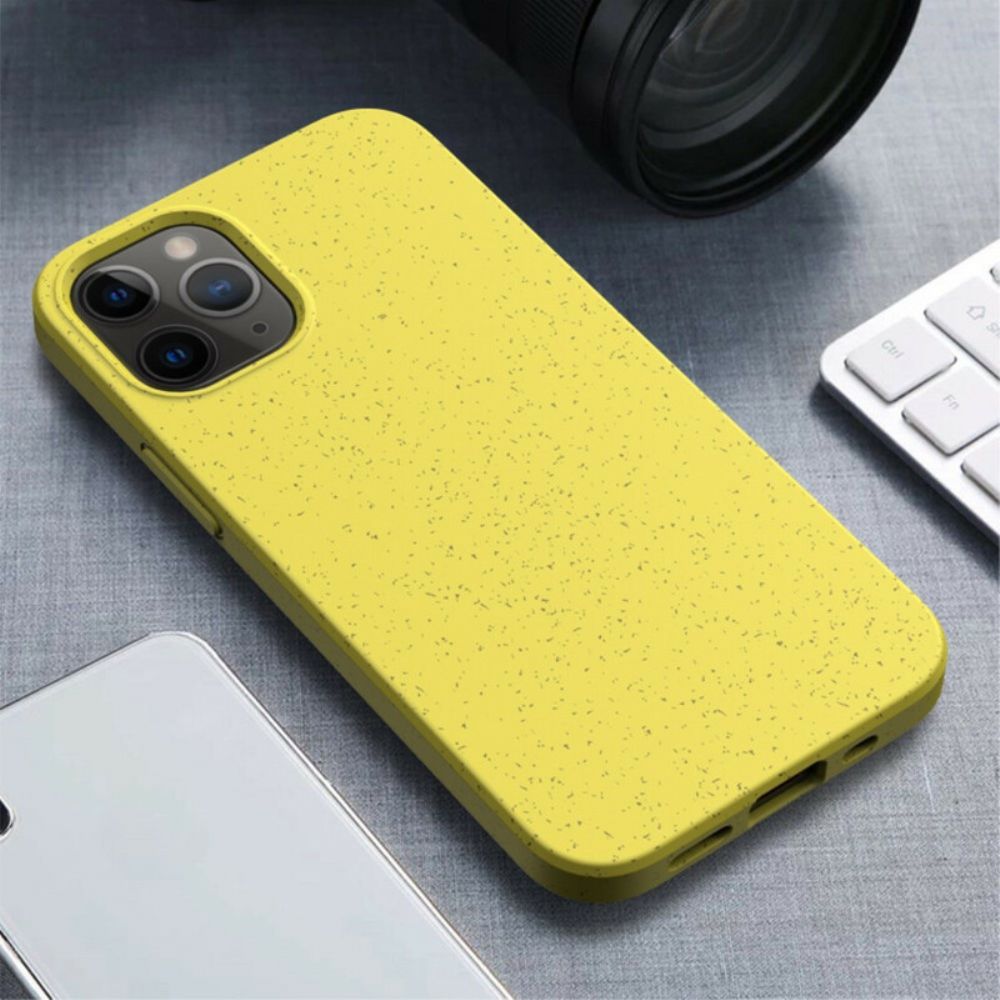 Telefoonhoesje voor iPhone 12 / 12 Pro Tarwe Stro Ontwerp