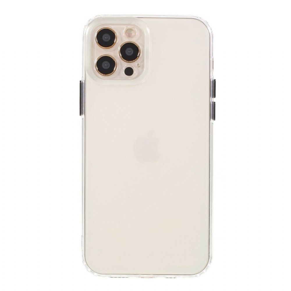 Telefoonhoesje voor iPhone 12 / 12 Pro Transparante Gekleurde Knoppen