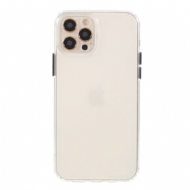 Telefoonhoesje voor iPhone 12 / 12 Pro Transparante Gekleurde Knoppen