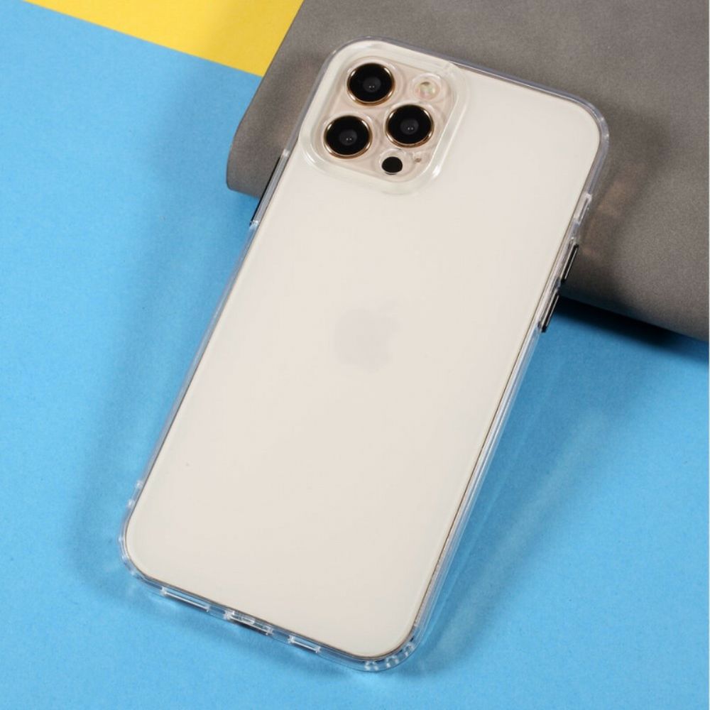 Telefoonhoesje voor iPhone 12 / 12 Pro Transparante Gekleurde Knoppen