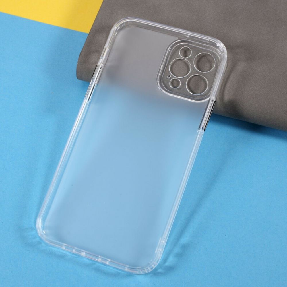 Telefoonhoesje voor iPhone 12 / 12 Pro Transparante Gekleurde Knoppen