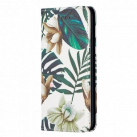 Bescherming Hoesje voor iPhone SE 3 / SE 2 / 8 / 7 Folio-hoesje Bladeren