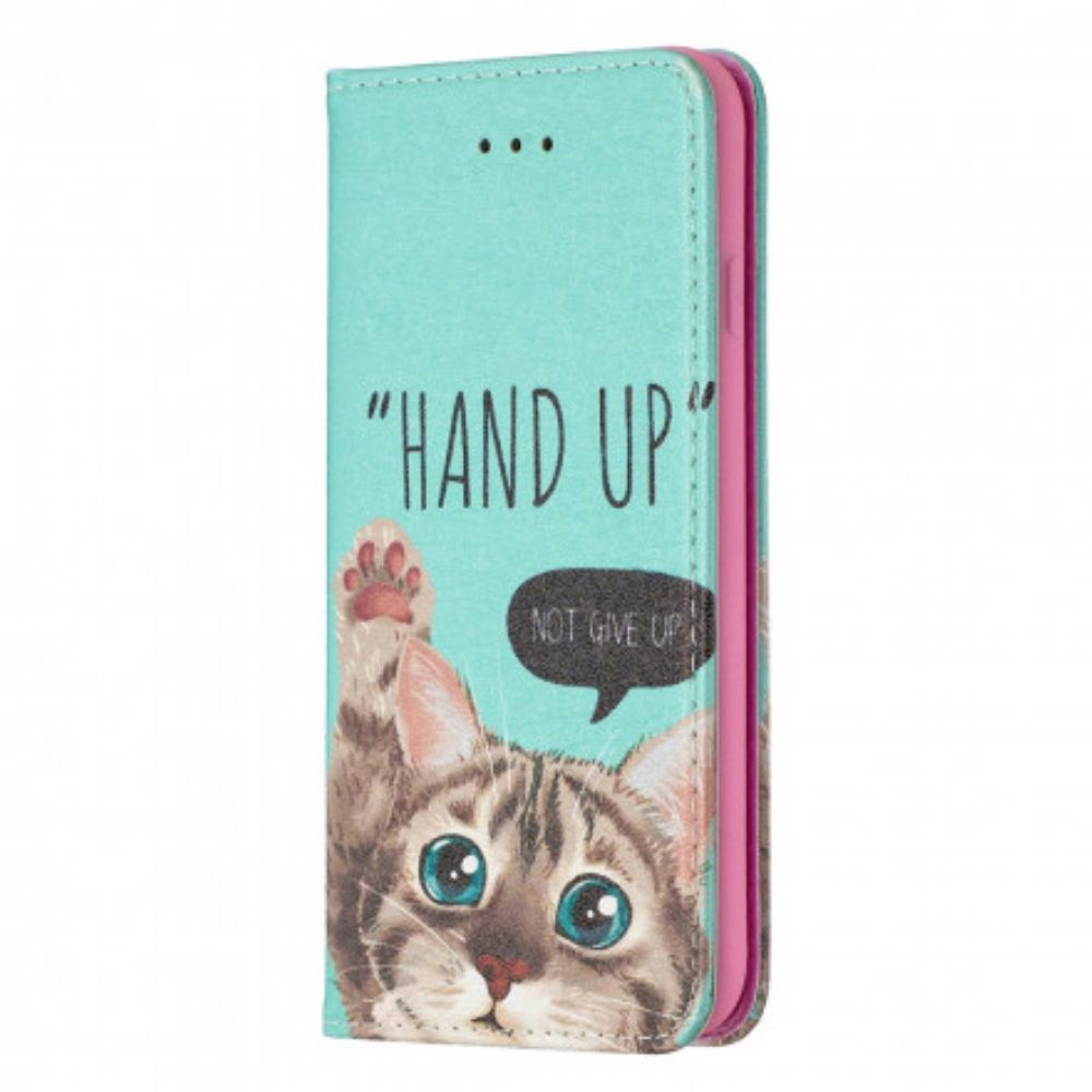 Bescherming Hoesje voor iPhone SE 3 / SE 2 / 8 / 7 Folio-hoesje Hand Omhoog