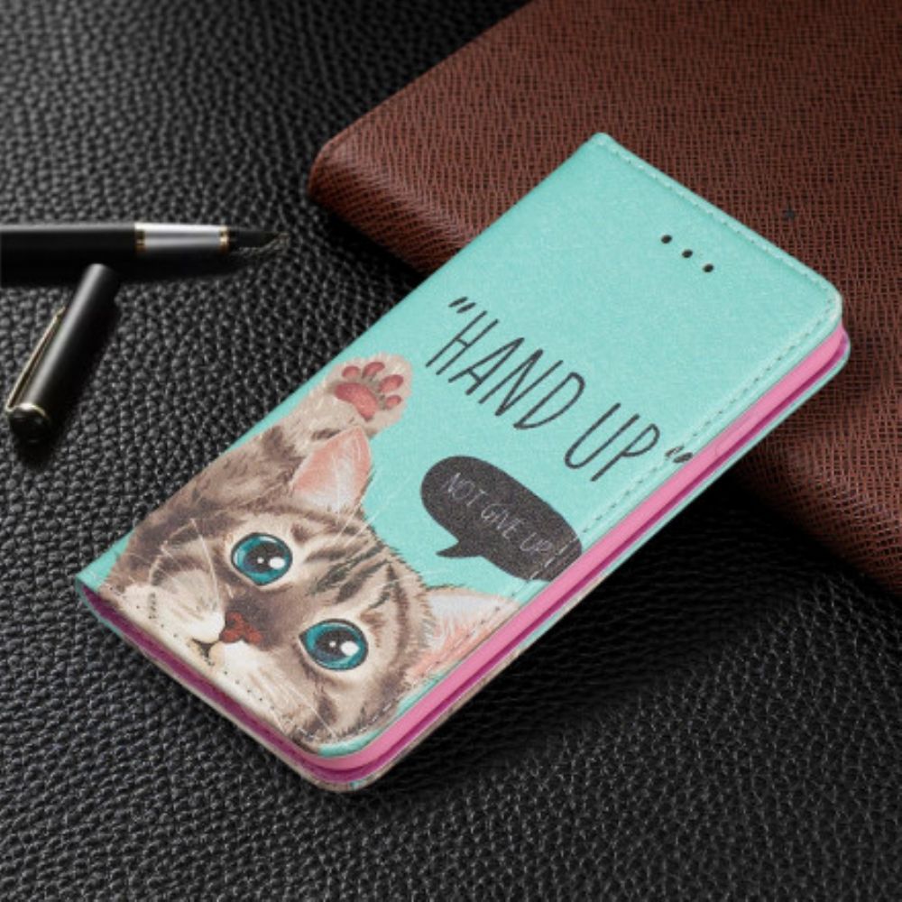 Bescherming Hoesje voor iPhone SE 3 / SE 2 / 8 / 7 Folio-hoesje Hand Omhoog