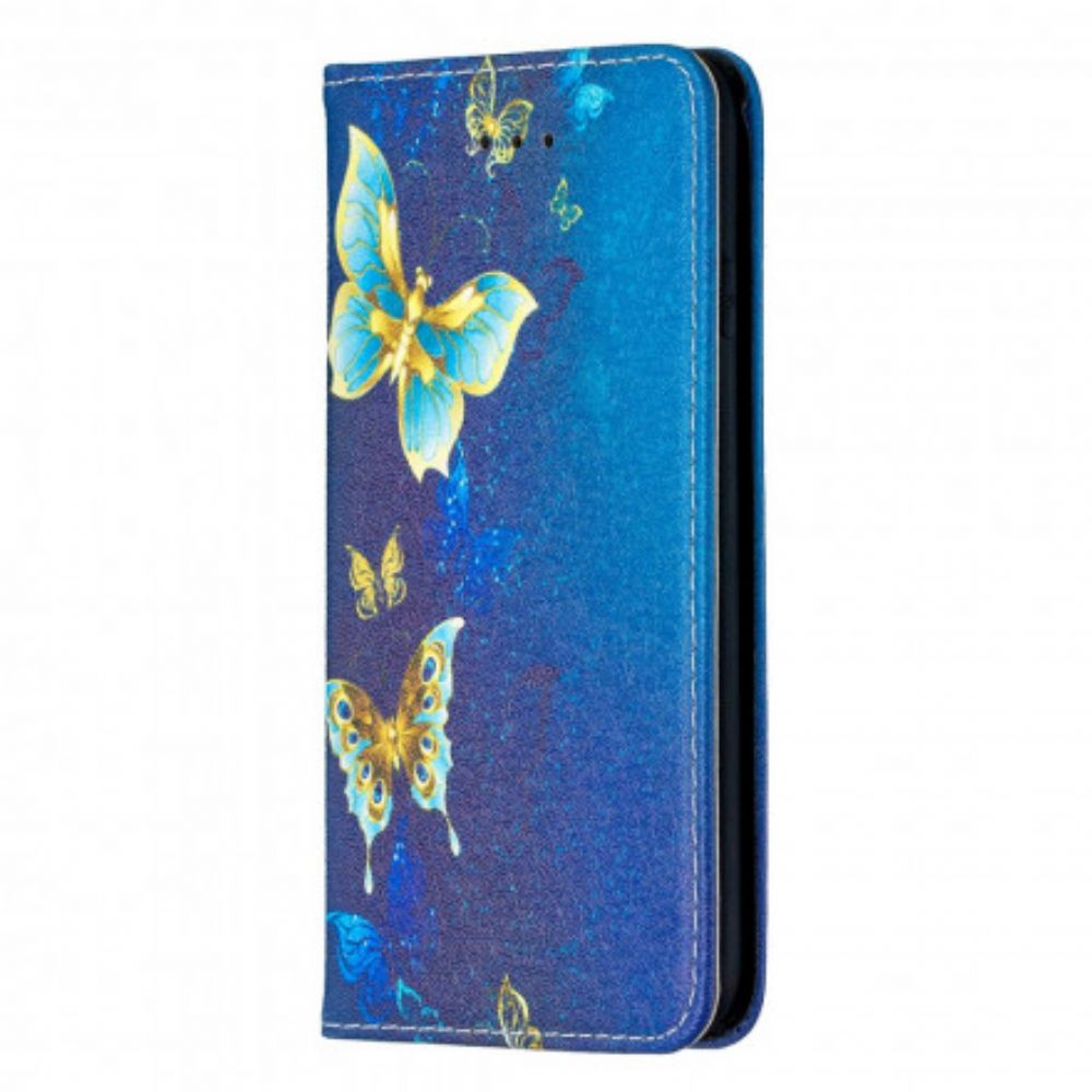 Bescherming Hoesje voor iPhone SE 3 / SE 2 / 8 / 7 Folio-hoesje Kleurrijke Vlinders