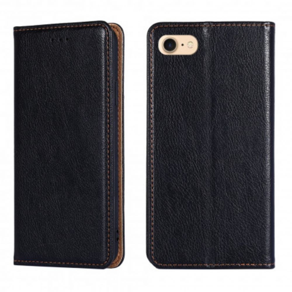 Bescherming Hoesje voor iPhone SE 3 / SE 2 / 8 / 7 Folio-hoesje Pure Kleur