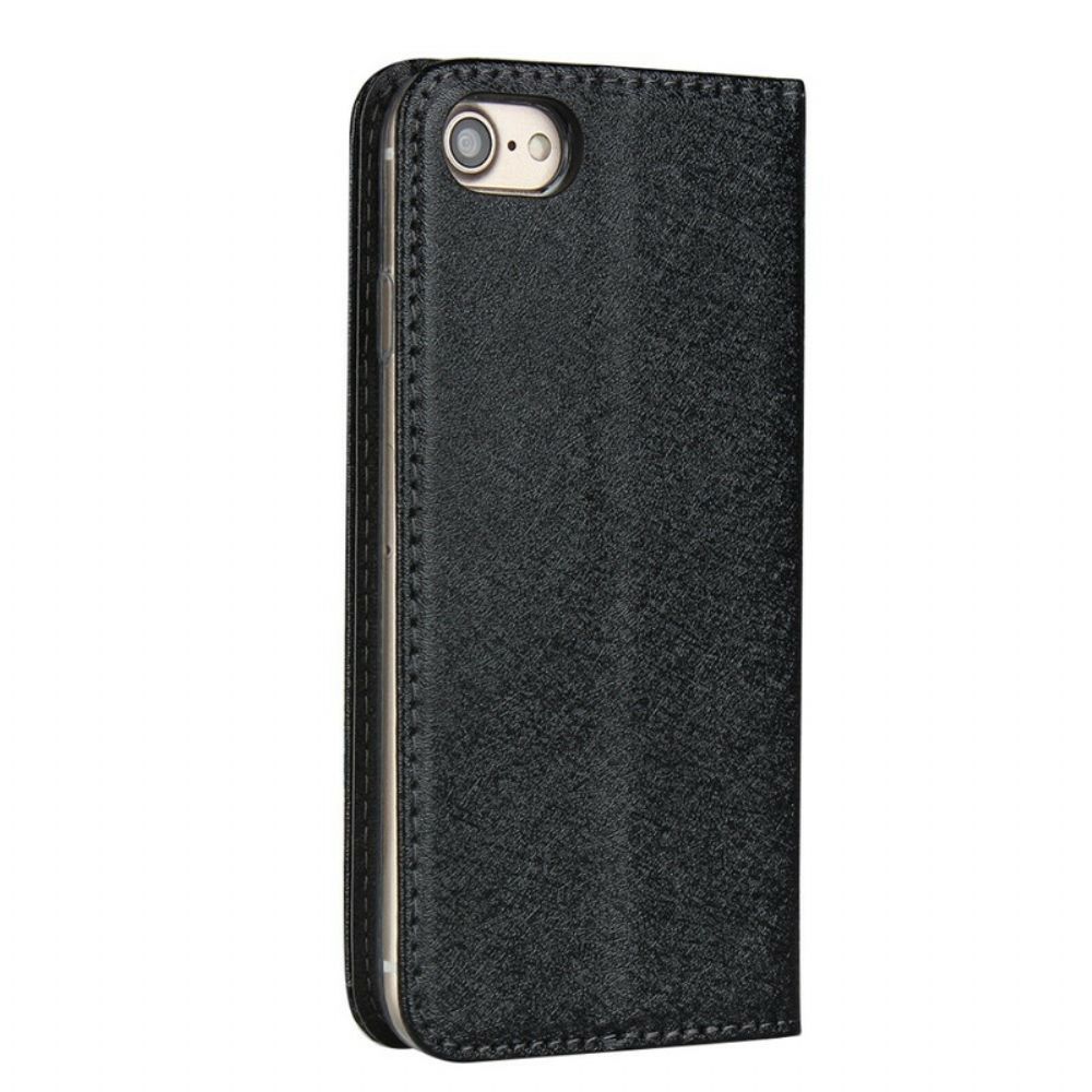 Bescherming Hoesje voor iPhone SE 3 / SE 2 / 8 / 7 Folio-hoesje Zachte Lederen Stijl Met Riem