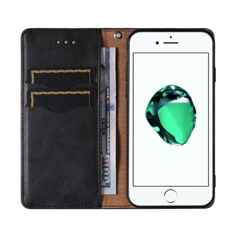 Bescherming Hoesje voor iPhone SE 3 / SE 2 / 8 / 7 Met Ketting Folio-hoesje Retro Strappy