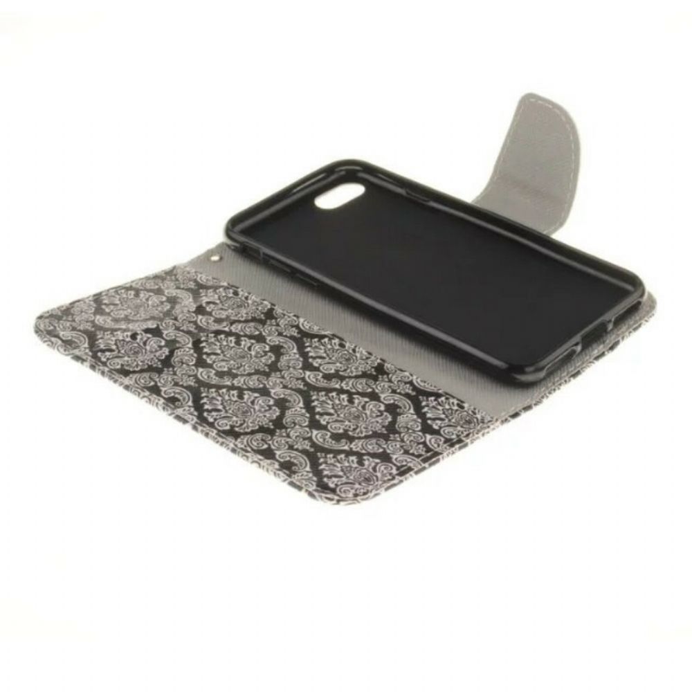 Folio-hoesje voor iPhone SE 3 / SE 2 / 8 / 7 Barok