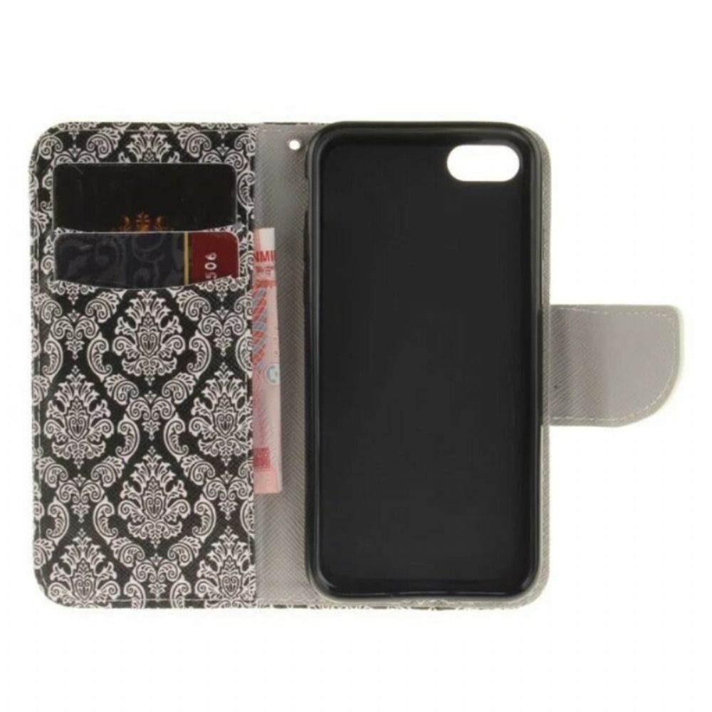 Folio-hoesje voor iPhone SE 3 / SE 2 / 8 / 7 Barok