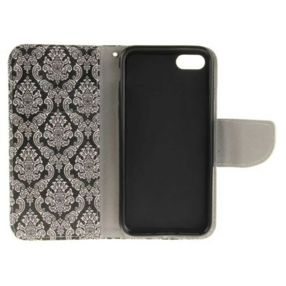 Folio-hoesje voor iPhone SE 3 / SE 2 / 8 / 7 Barok