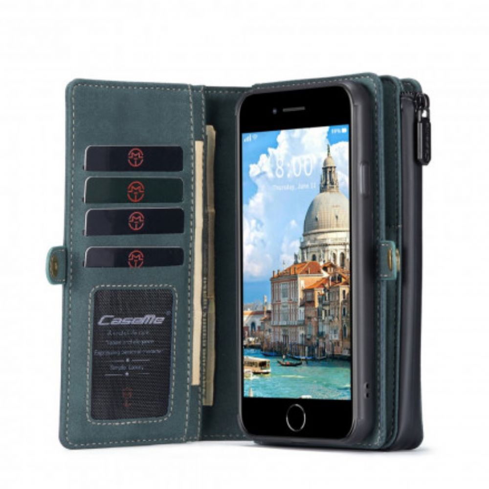 Folio-hoesje voor iPhone SE 3 / SE 2 / 8 / 7 Caseme Afneembaar