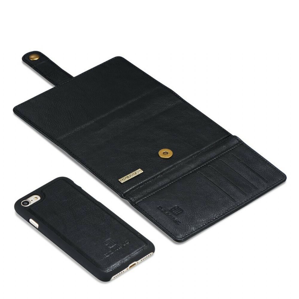 Folio-hoesje voor iPhone SE 3 / SE 2 / 8 / 7 Dg. Ming Afneembaar