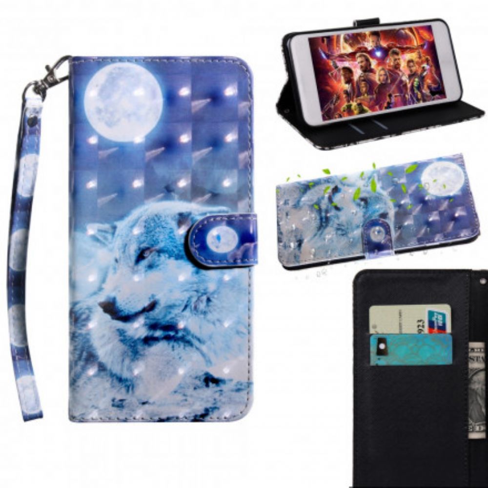 Folio-hoesje voor iPhone SE 3 / SE 2 / 8 / 7 Hector De Wolf