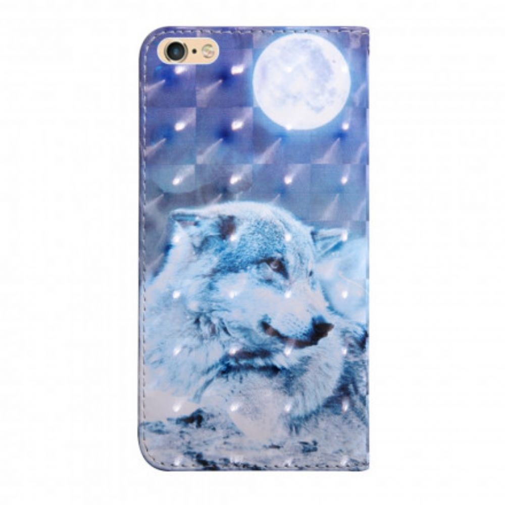 Folio-hoesje voor iPhone SE 3 / SE 2 / 8 / 7 Hector De Wolf