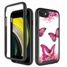 Hoesje voor iPhone SE 3 / SE 2 / 8 / 7 Bescherming Hoesje Dubbele Bescherming Vlinders