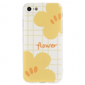 Hoesje voor iPhone SE 3 / SE 2 / 8 / 7 Bloem