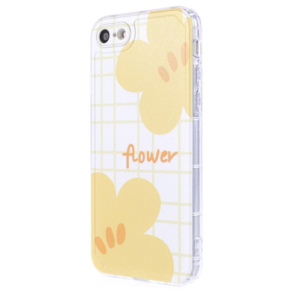 Hoesje voor iPhone SE 3 / SE 2 / 8 / 7 Bloem