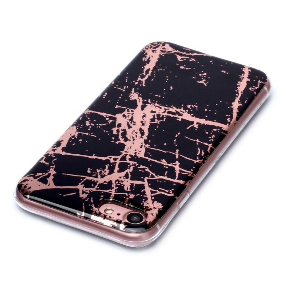 Hoesje voor iPhone SE 3 / SE 2 / 8 / 7 Gekleurd Geometrie Marmer