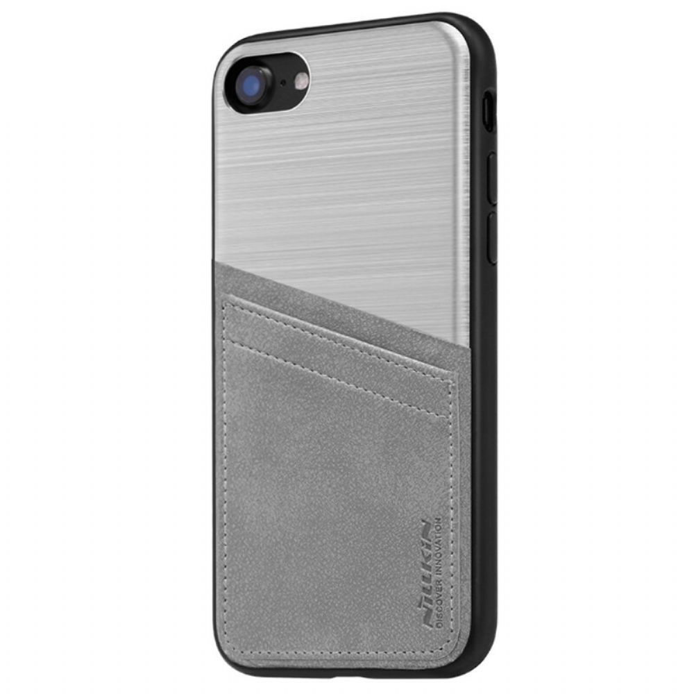 Hoesje voor iPhone SE 3 / SE 2 / 8 / 7 Nillkin Luxe Kaarthouder