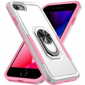 Hoesje voor iPhone SE 3 / SE 2 / 8 / 7 Ondersteuningsring Met Metaaleffect