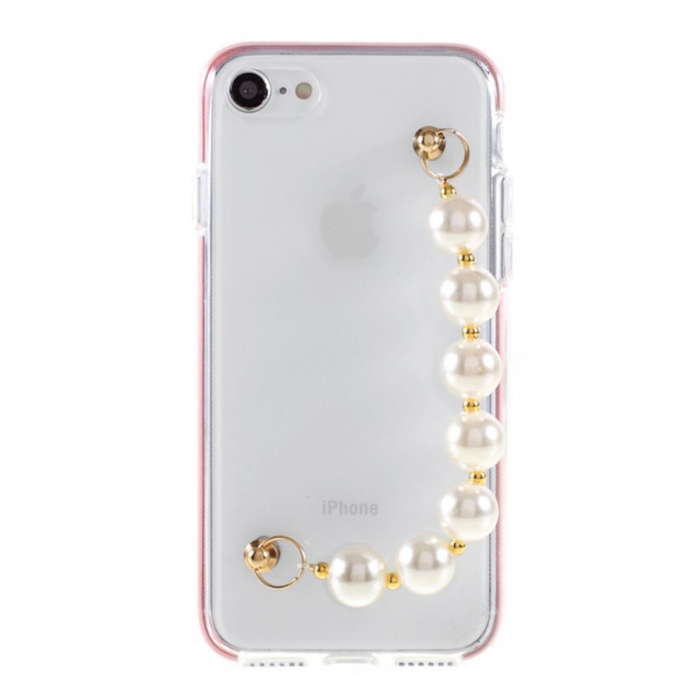 Hoesje voor iPhone SE 3 / SE 2 / 8 / 7 Parel Armbanden