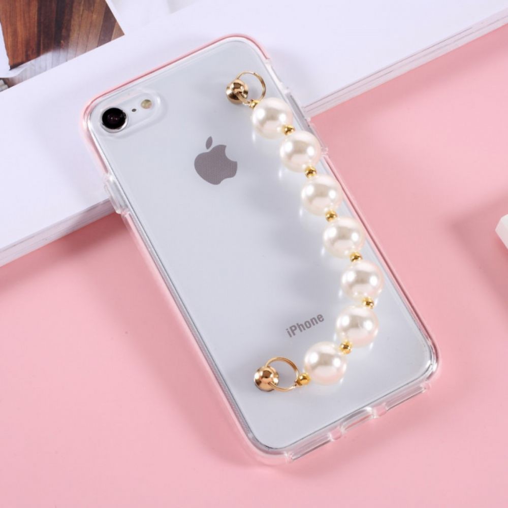 Hoesje voor iPhone SE 3 / SE 2 / 8 / 7 Parel Armbanden