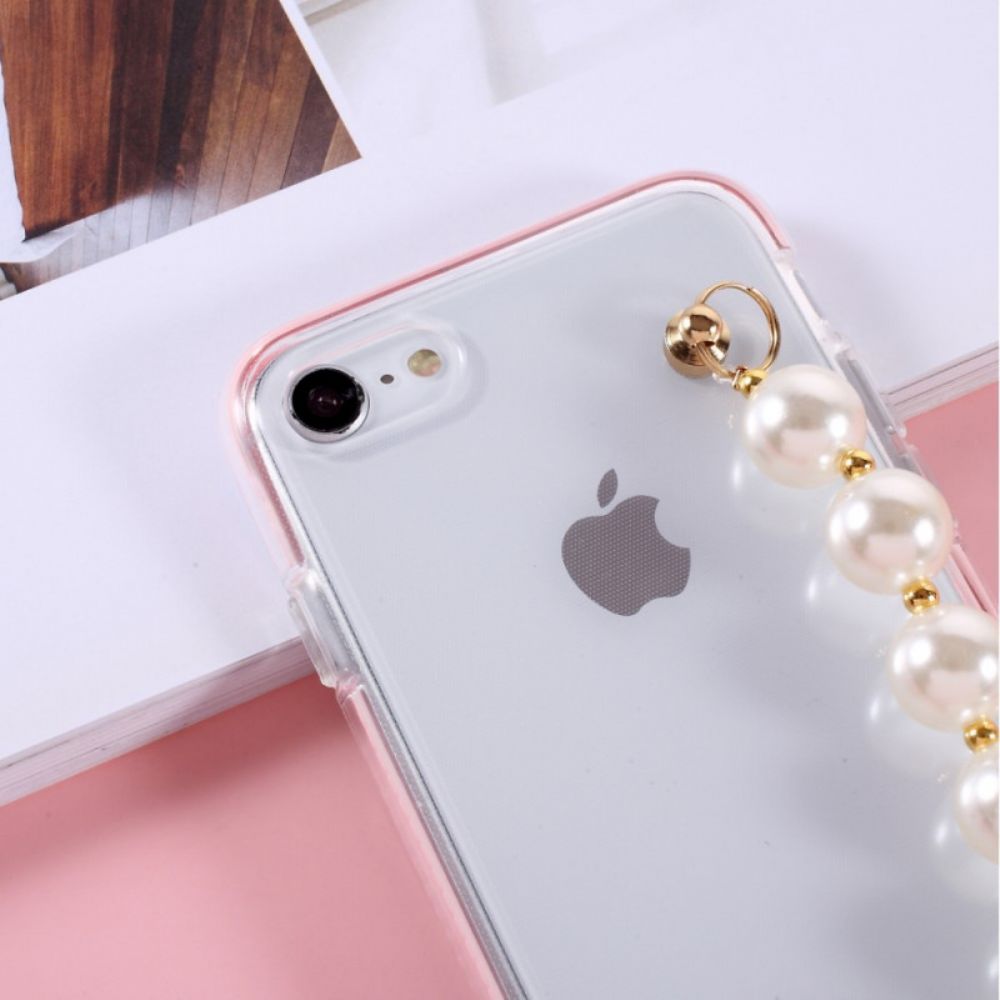 Hoesje voor iPhone SE 3 / SE 2 / 8 / 7 Parel Armbanden