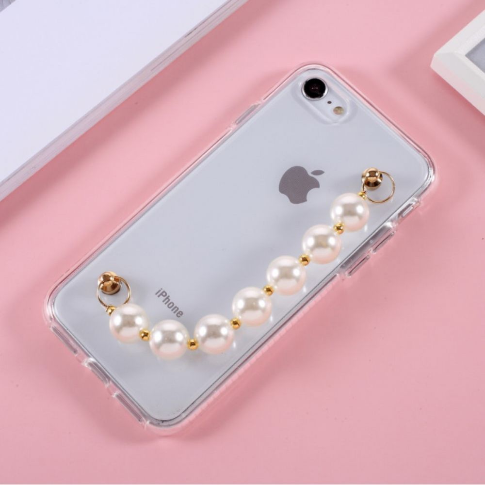 Hoesje voor iPhone SE 3 / SE 2 / 8 / 7 Parel Armbanden