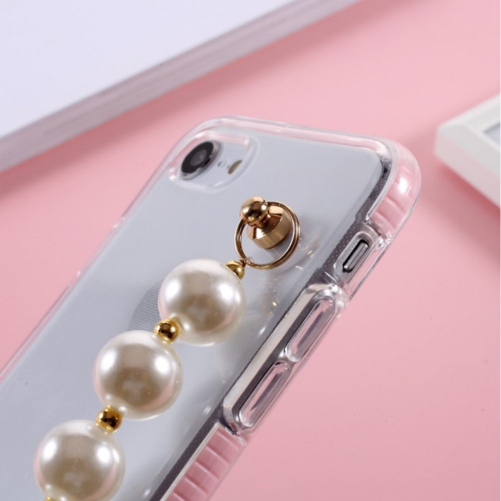 Hoesje voor iPhone SE 3 / SE 2 / 8 / 7 Parel Armbanden