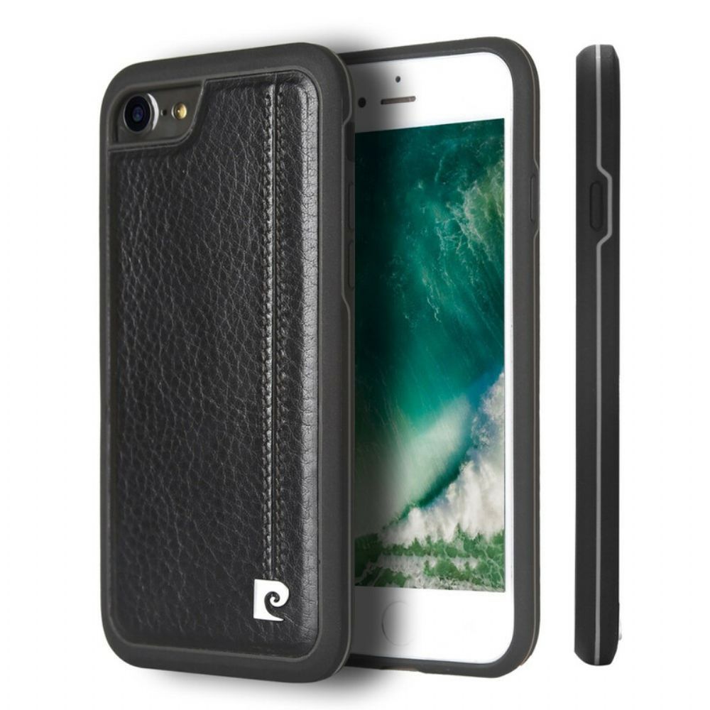 Hoesje voor iPhone SE 3 / SE 2 / 8 / 7 Pierre Cardin Leer