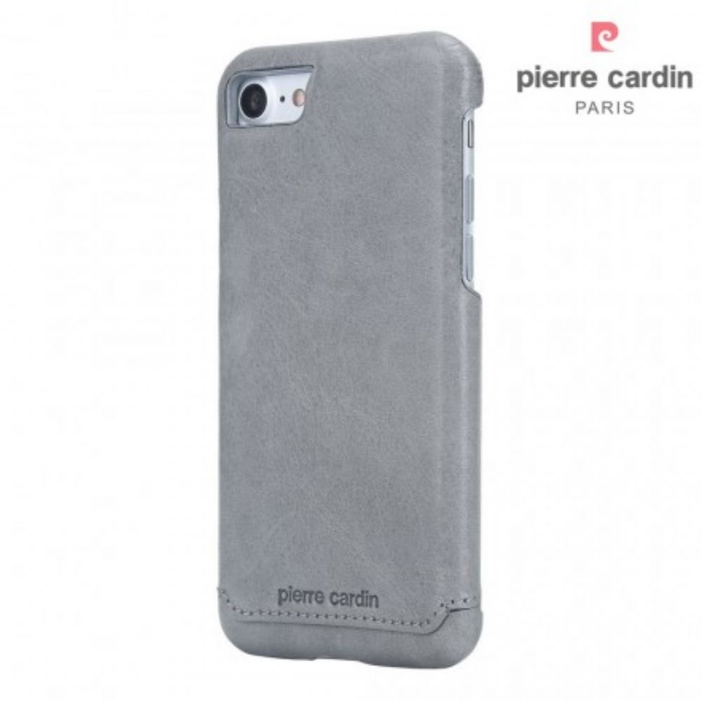 Hoesje voor iPhone SE 3 / SE 2 / 8 / 7 Pierre Cardin Leer