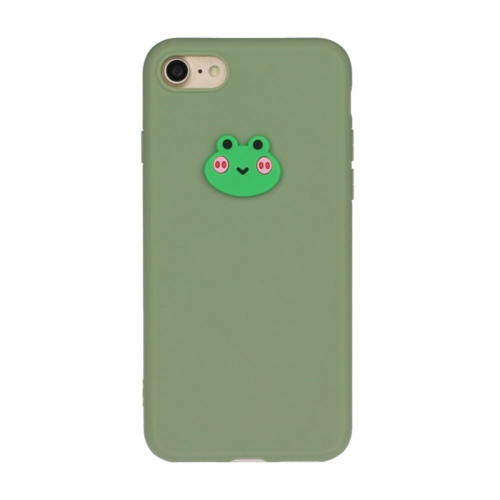 Hoesje voor iPhone SE 3 / SE 2 / 8 / 7 Siliconen Kikker