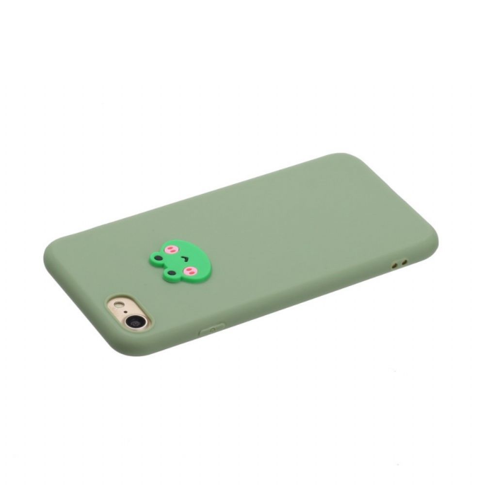 Hoesje voor iPhone SE 3 / SE 2 / 8 / 7 Siliconen Kikker