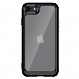 Hoesje voor iPhone SE 3 / SE 2 / 8 / 7 Transparant Met Gekleurd Frame