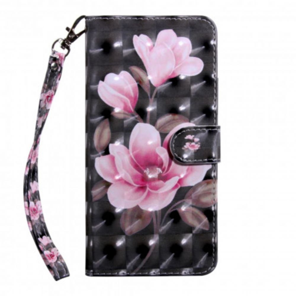 Leren Hoesje voor iPhone SE 3 / SE 2 / 8 / 7 Bloesem Bloemen