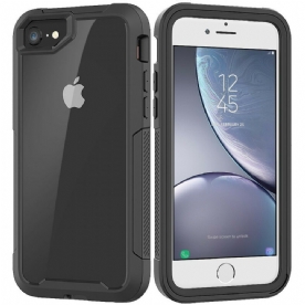 Telefoonhoesje voor iPhone SE 3 / SE 2 / 8 / 7 Hybride Doorzichtige Randbumper