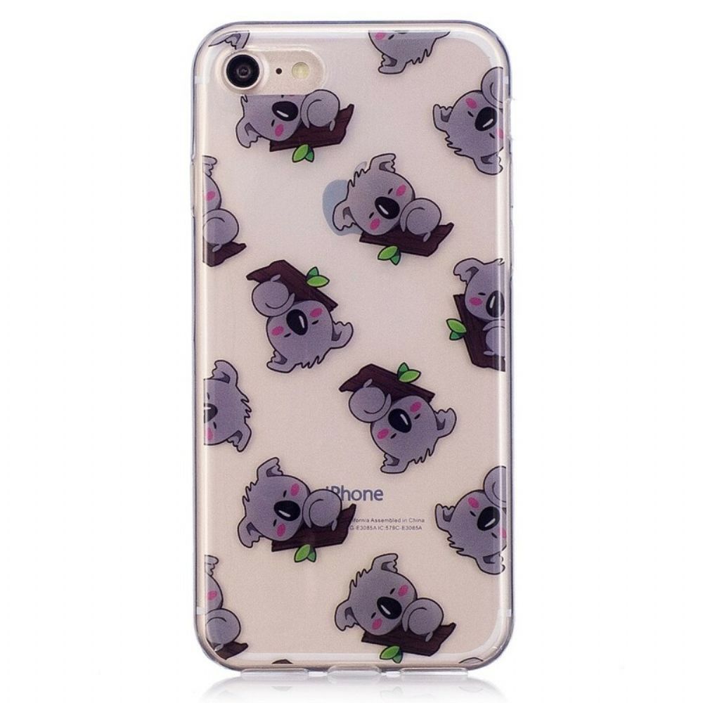 Telefoonhoesje voor iPhone SE 3 / SE 2 / 8 / 7 Meerdere Koala's