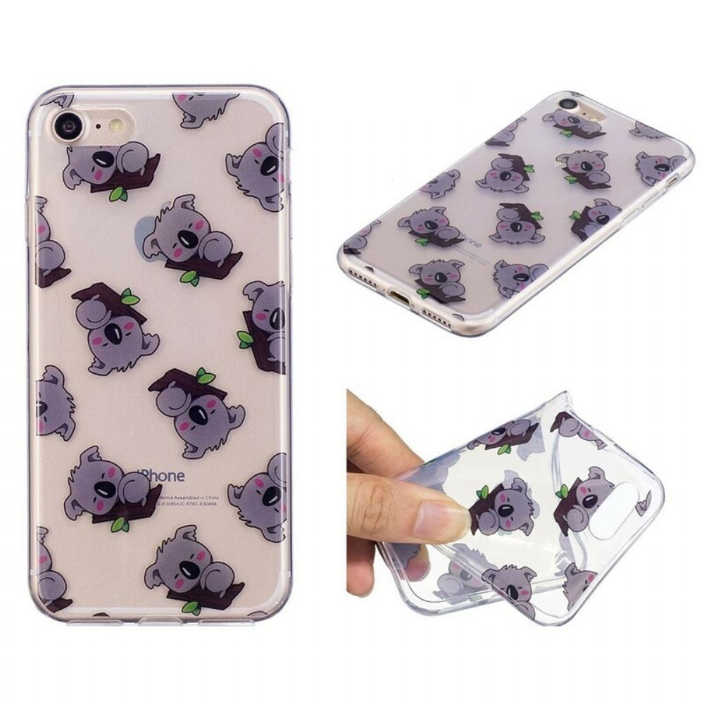 Telefoonhoesje voor iPhone SE 3 / SE 2 / 8 / 7 Meerdere Koala's