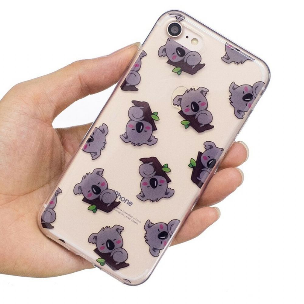 Telefoonhoesje voor iPhone SE 3 / SE 2 / 8 / 7 Meerdere Koala's