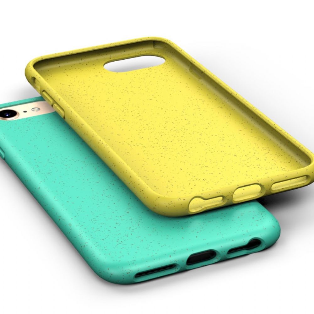 Telefoonhoesje voor iPhone SE 3 / SE 2 / 8 / 7 Tarwe Stro Ontwerp