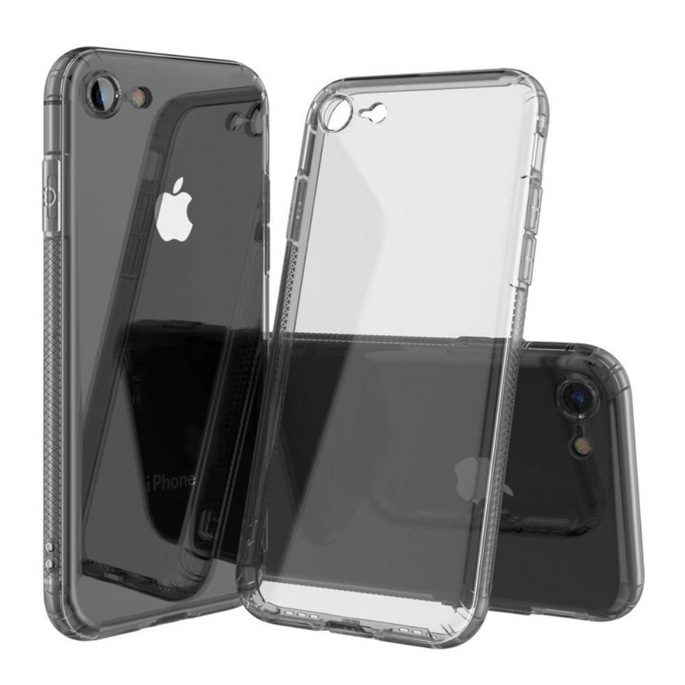 Telefoonhoesje voor iPhone SE 3 / SE 2 / 8 / 7 Transparante Leeu Beschermende Kussens