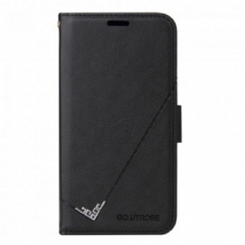 Flip Case voor Xiaomi Mi 11 5G Fancy Kunstleer Metaal Gq.utrobe