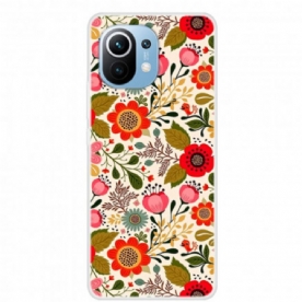 Hoesje voor Xiaomi Mi 11 5G Bloemen Tapijt