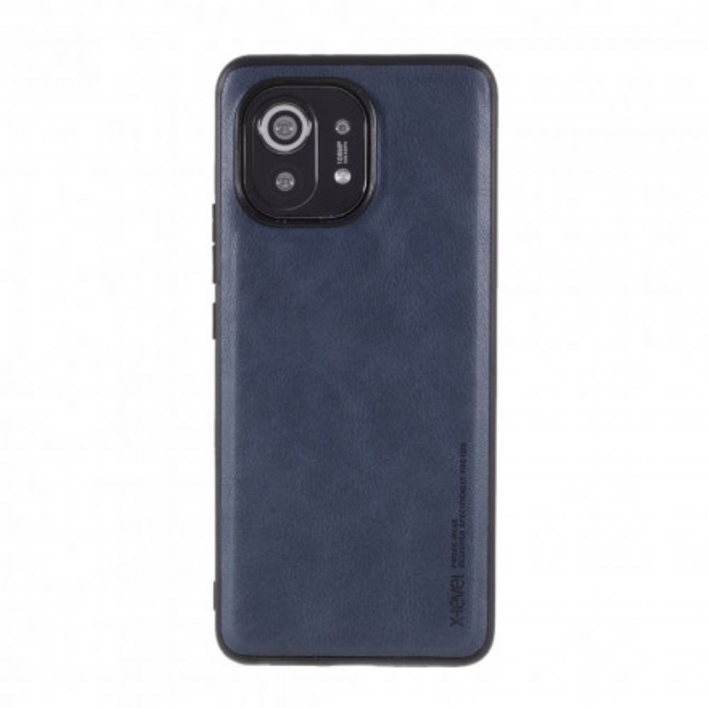 Hoesje voor Xiaomi Mi 11 5G Vintage Leereffect