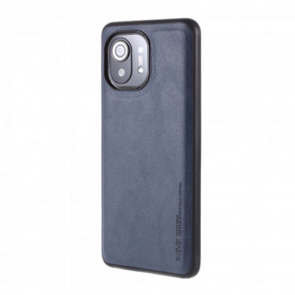 Hoesje voor Xiaomi Mi 11 5G Vintage Leereffect