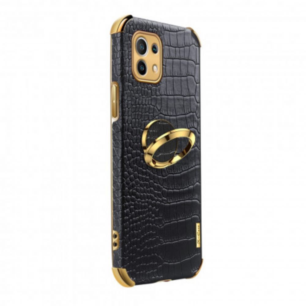 Hoesje voor Xiaomi Mi 11 5G X-case Krokodillenleer Effect