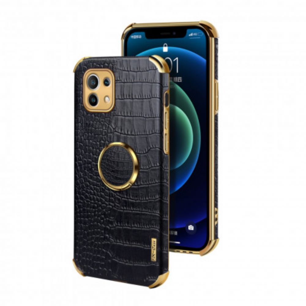 Hoesje voor Xiaomi Mi 11 5G X-case Krokodillenleer Effect