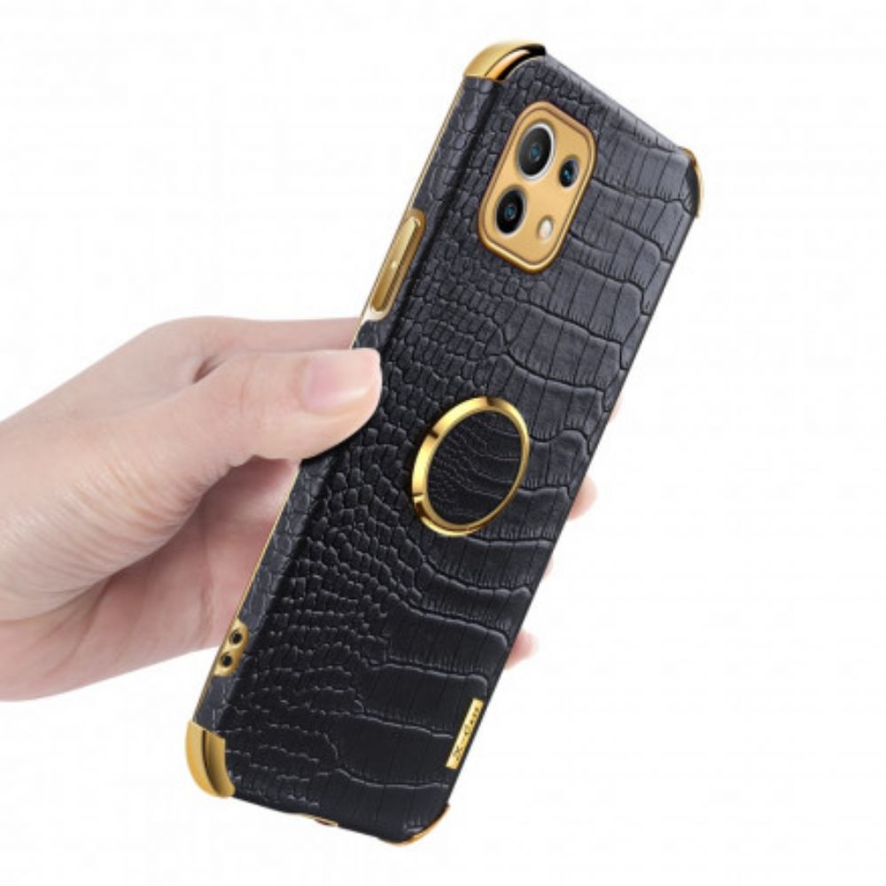 Hoesje voor Xiaomi Mi 11 5G X-case Krokodillenleer Effect