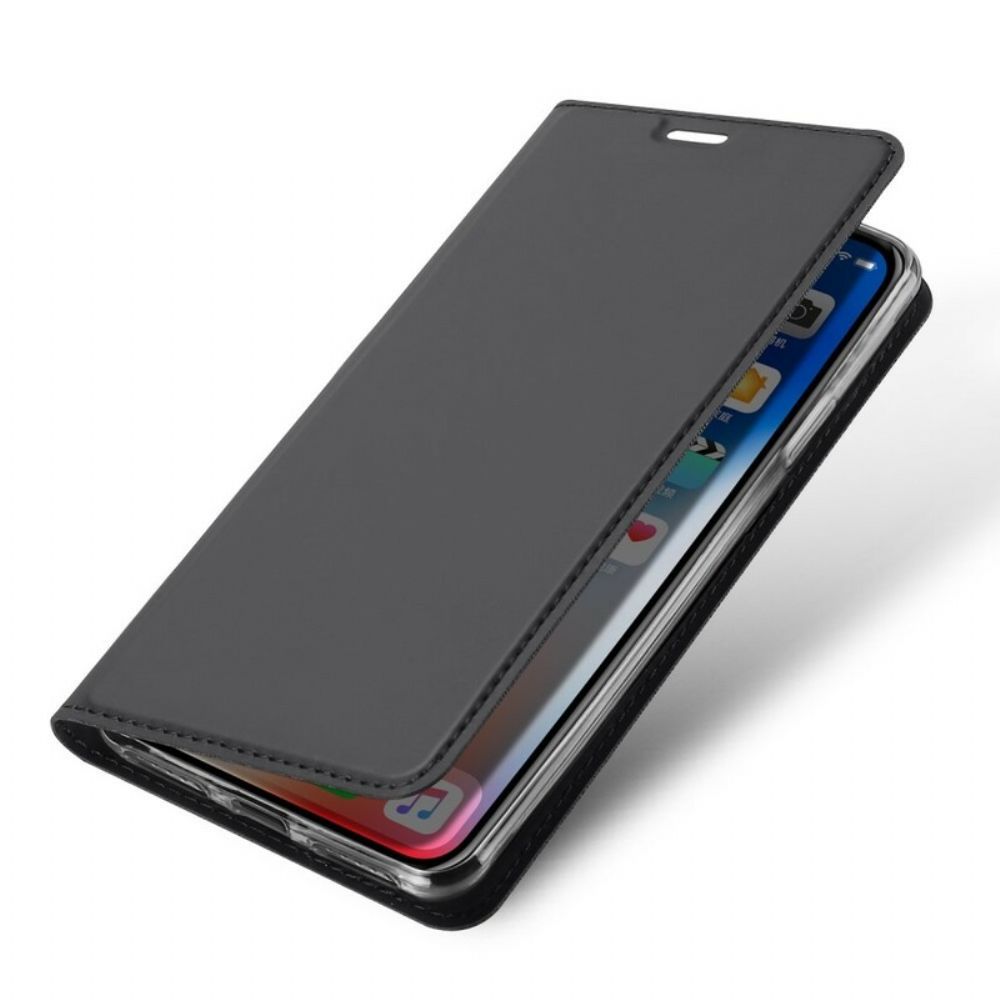 Bescherming Hoesje voor iPhone XR Folio-hoesje Eerste Klas Serie